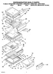 Diagram for 05 - Refrigerator Shelf Parts