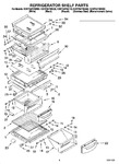 Diagram for 03 - Refrigerator Shelf Parts