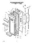 Diagram for 05 - Refrigerator Door