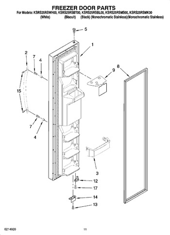 Diagram for KSRS25RSWH00