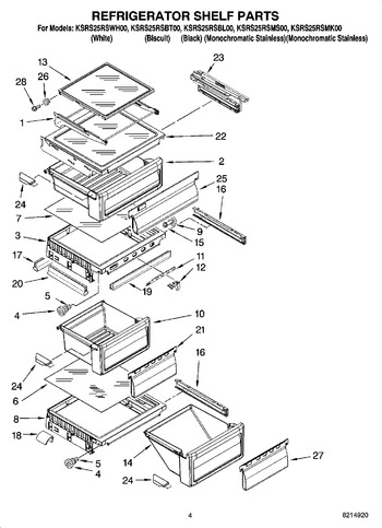 Diagram for KSRS25RSWH00