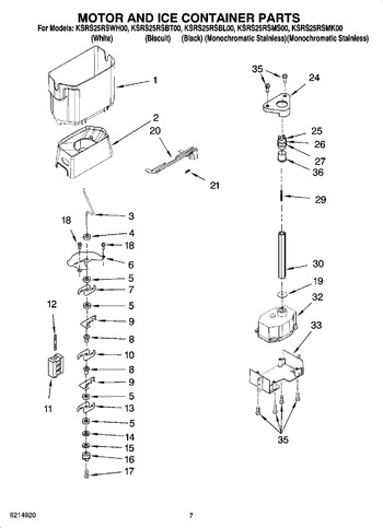 Diagram for KSRS25RSWH00