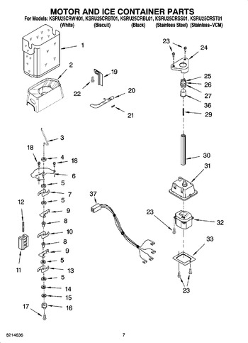 Diagram for KSRU25CRBL01