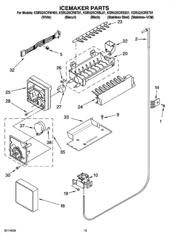 Diagram for KSRU25CRBL01