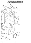 Diagram for 02 - Refrigerator Liner Parts