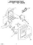 Diagram for 08 - Dispenser Front Parts