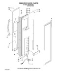 Diagram for 11 - Freezer Door Parts