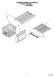 Diagram for 03 - Freezer Shelf Parts