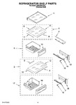 Diagram for 07 - Refrigerator Shelf Parts