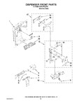 Diagram for 12 - Dispenser Front Parts