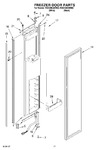 Diagram for 11 - Freezer Door Parts