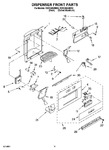 Diagram for 12 - Dispenser And Front Parts