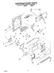 Diagram for 12 - Dispenser And Front Parts