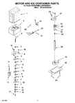 Diagram for 09 - Motor And Ice Container Parts