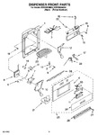 Diagram for 12 - Dispenser And Front Parts