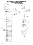 Diagram for 09 - Motor And Ice Container Parts