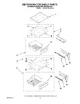 Diagram for 07 - Refrigerator Shelf Parts