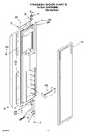 Diagram for 11 - Freezer Door Parts