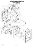 Diagram for 12 - Dispenser Front Parts