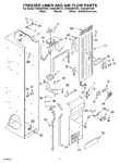 Diagram for 08 - Freezer Liner And Air Flow