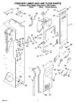 Diagram for 08 - Freezer Liner And Air Flow Parts