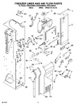 Diagram for 08 - Freezer Liner And Air Flow Parts