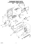 Diagram for 12 - Dispenser And Front Parts