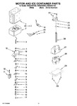 Diagram for 09 - Motor And Ice Container Parts