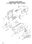 Diagram for 12 - Dispenser Front