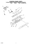 Diagram for 05 - Control Panel Parts