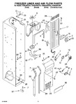 Diagram for 08 - Freezer Liner And Air Flow Parts