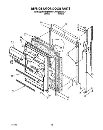 Diagram for KTRC18KXWH01