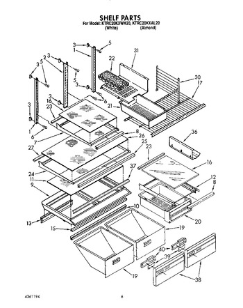 Diagram for KTRC20KXWH20