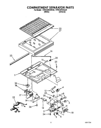 Diagram for KTRC22KXWH20