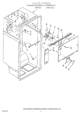 Diagram for KTRI18KAWH10