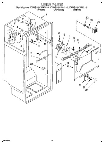 Diagram for KTRS25KAWH10