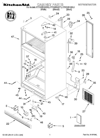 Diagram for KTRS25KGWH3