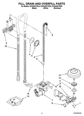 Diagram for KUDA03CTBL3