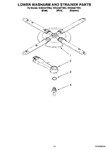 Diagram for 11 - Lower Washarm And Strainer Parts, Optional Parts (not Included)