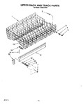 Diagram for 11 - Upper Rack And Track