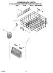 Diagram for 10 - Lower Rack Parts