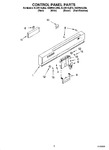 Diagram for 02 - Control Panel Parts