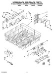 Diagram for 09 - Upper Rack And Track Parts