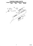 Diagram for 02 - Control Panel Parts