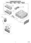 Diagram for 11 - Lower Rack Parts