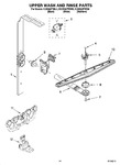 Diagram for 11 - Upper Wash And Rinse Parts