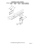 Diagram for 02 - Control Panel Parts