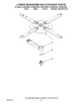 Diagram for 11 - Lower Washarm And Strainer Parts