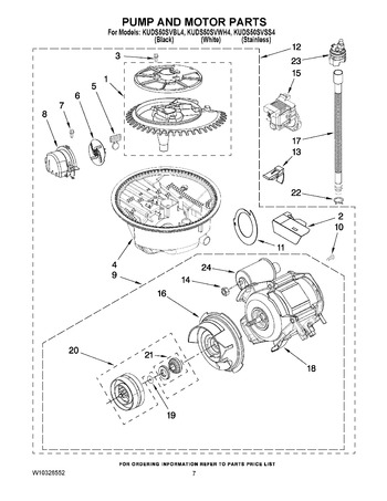 Diagram for KUDS50SVWH4