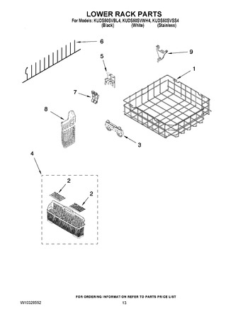 Diagram for KUDS50SVWH4